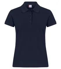 Pikeskjorte Heavy Premium Dame Clique Marine (S)