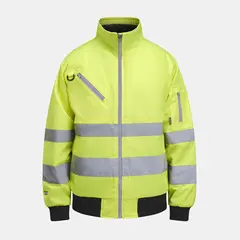 Jakke Vinter Pilot HiVis Jobman Gul (L)