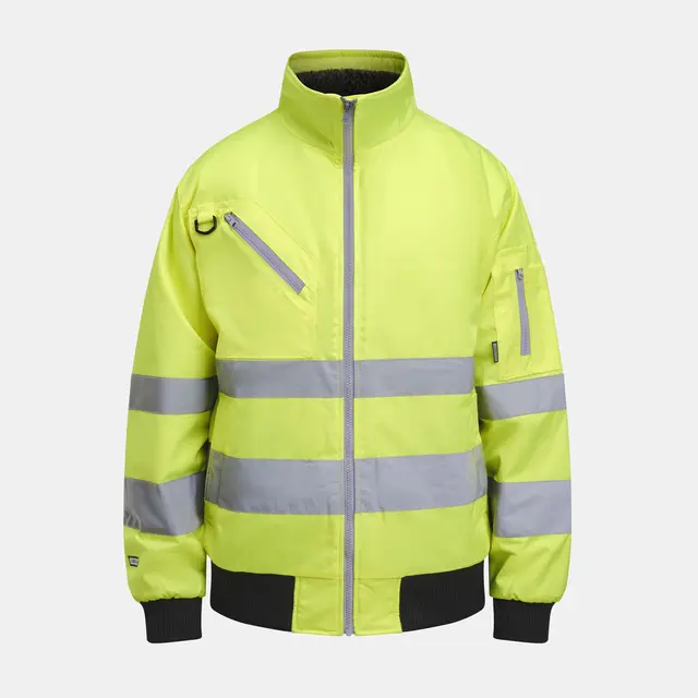 Jakke Vinter Pilot HiVis Jobman Gul (L) 