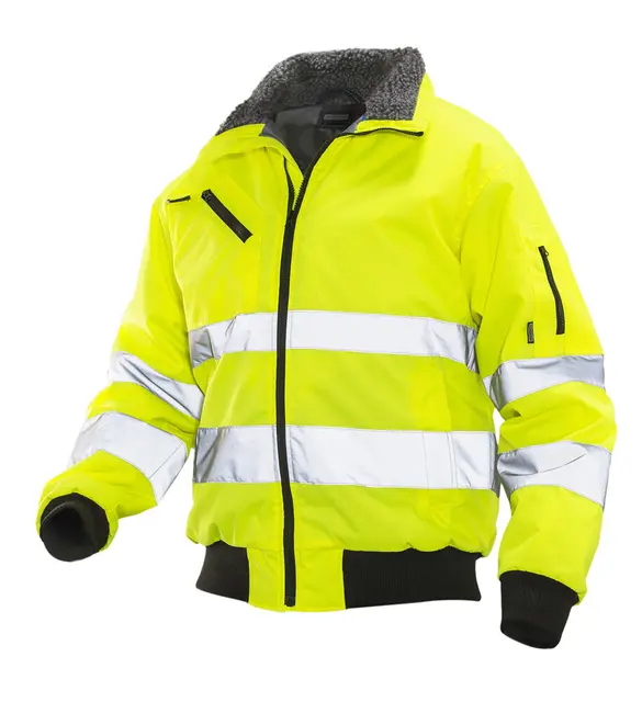 Jakke Vinter Pilot HiVis Jobman Gul (L) 