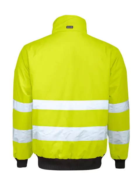 Jakke Vinter Pilot HiVis Jobman Gul (L) 