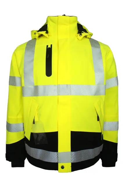 Vinterjakke stretch Hi-Vis Gul/Sort (S) 
