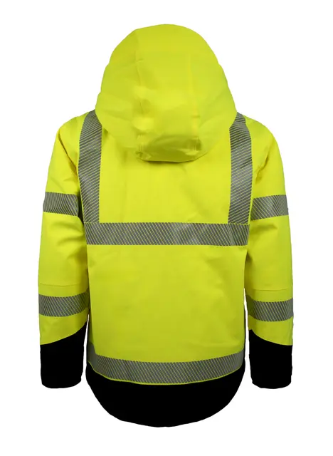 Vinterjakke stretch Hi-Vis Gul/Sort (S) 