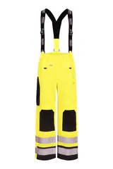 Regnbukse Flammehemmende Hi-Vis Gul/sort (L)