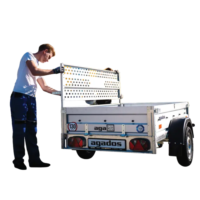 Tilhenger AGAkit M1 750 kg, 2020 x 1230 x 350 13" 